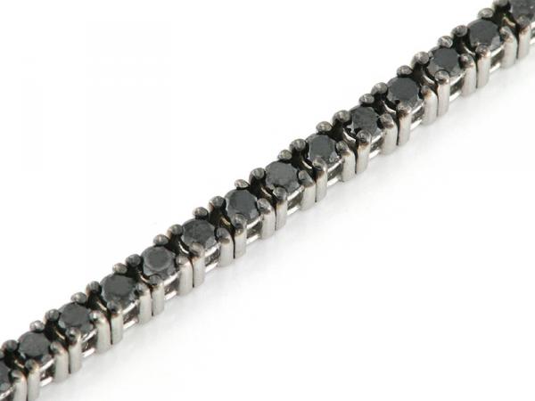 CF00929 - Bracciale Tennis Diamanti Neri 1.85 Ct