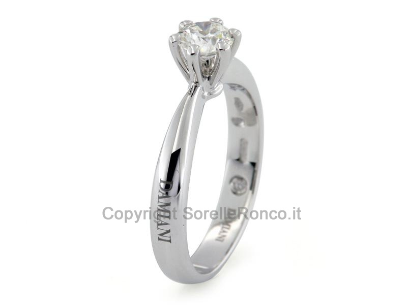 ANELLO SOLITARIO DAMIANI ELETTRA CT 0.51