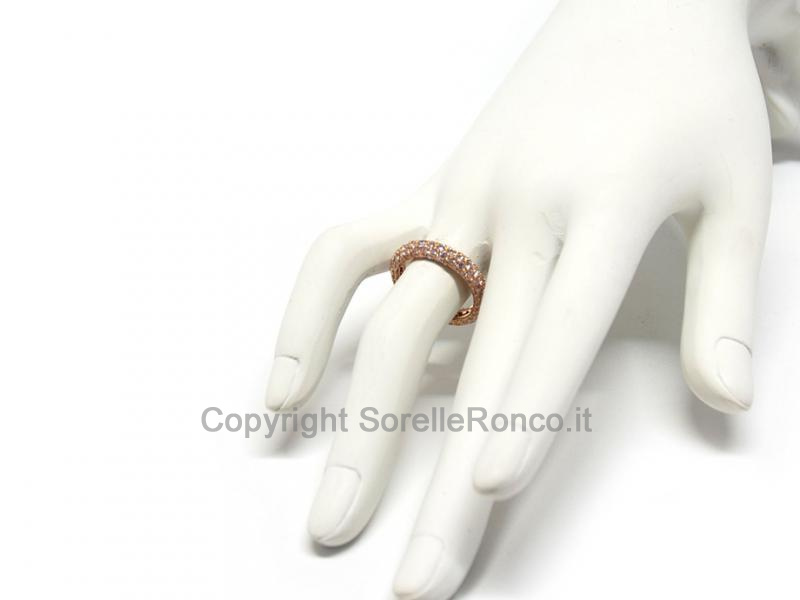 ETERNITY ORO ROSA CON DIAMANTI 2.30 CT