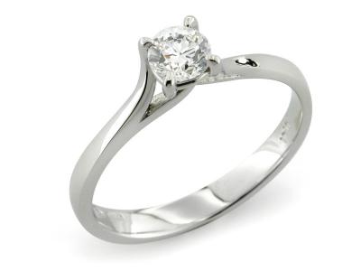 Solitario con DIAMANTE da MEZZO CARATO Certificato