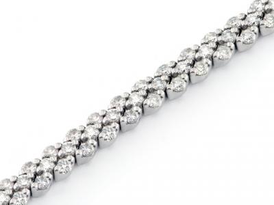 Bracciale Tennis con Diamanti 3.36 ct