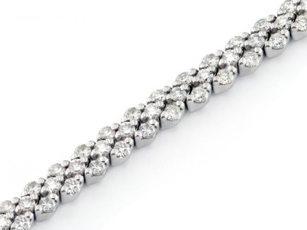CF00990 - Bracciale Tennis con Diamanti 3.36 ct