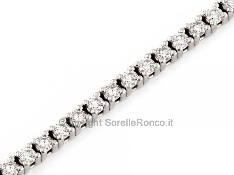 BRACCIALE TENNIS CON DIAMANTI 2.04 CT