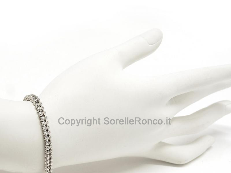BRACCIALE TENNIS CON DIAMANTI 0.95 CT