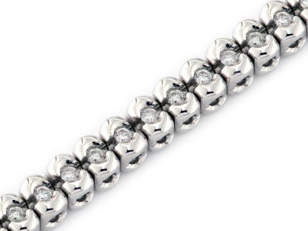 CF00995 - Bracciale Tennis con Diamanti 0.95 ct