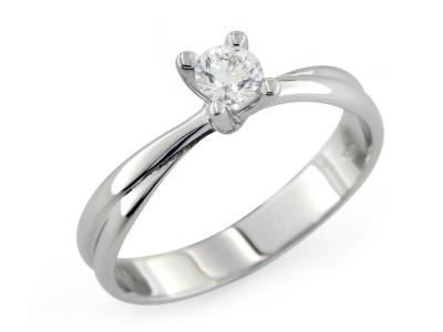 Anello con Diamante Solitario 0.24 ct