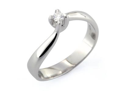 Anello Valentino Oro e Diamante 0.06 Ct
