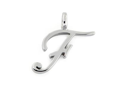 Pendente con Iniziale in Oro Lettera F