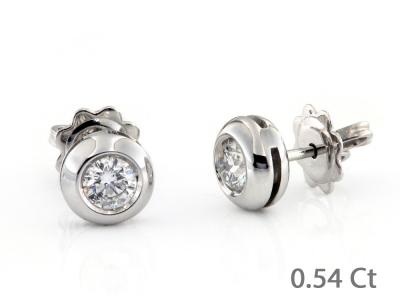Orecchini Puntoluce Oro Diamanti 0.54 ct
