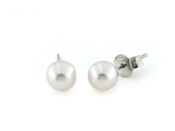 CF01089 - Orecchini Oro e Perle ø 6-6.5mm