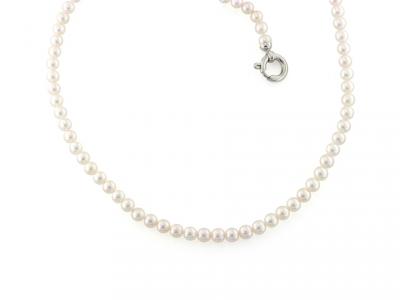 Collana Filo di Perle Akoya da 4-4.5 mm