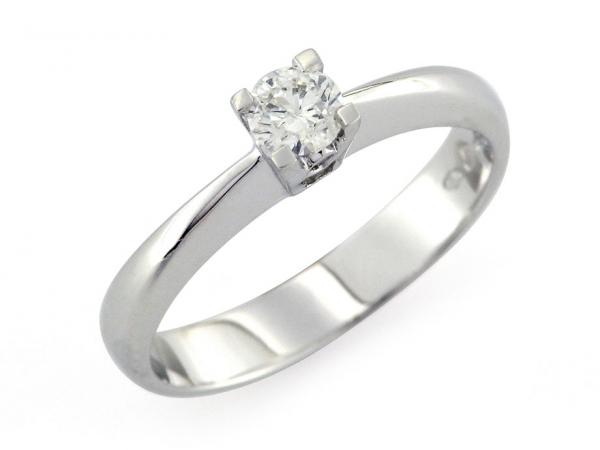 CF01115 - Anello Solitario con Diamante da 0.28 Ct