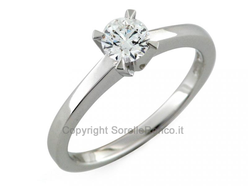 ANELLO FIDANZAMENTO CON DIAMANTE CT 0.44