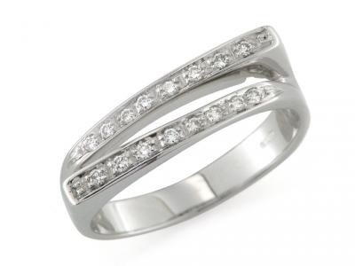 Anello Fantasia Oro e Diamanti 0.13 Ct