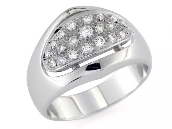 CF01150 - Anello in Oro con Diamanti Pavé