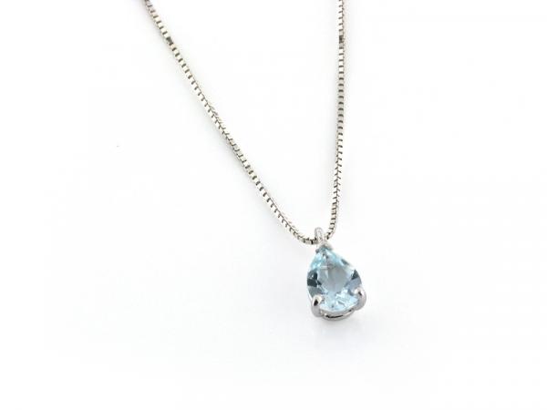 CF01153 - Collana Oro con Acquamarina 0.45-0.53 Ct