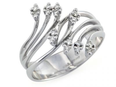 Anello in Oro con Diamanti 0.16 ct