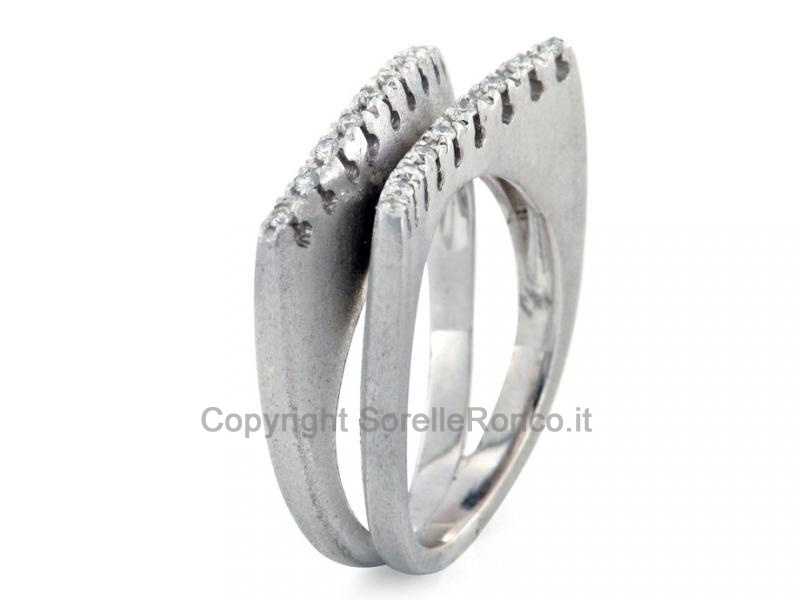 ANELLO FANTASIA ORO E DIAMANTI 0.17 CT