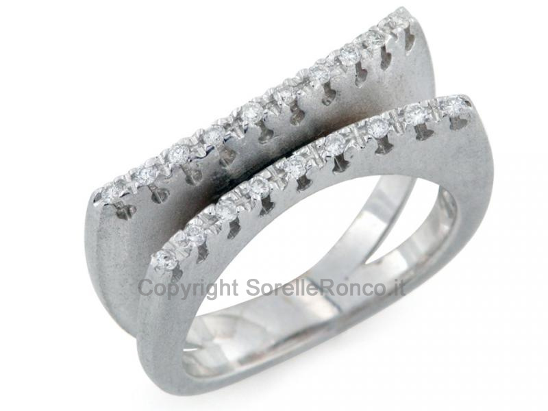 ANELLO FANTASIA ORO E DIAMANTI 0.17 CT