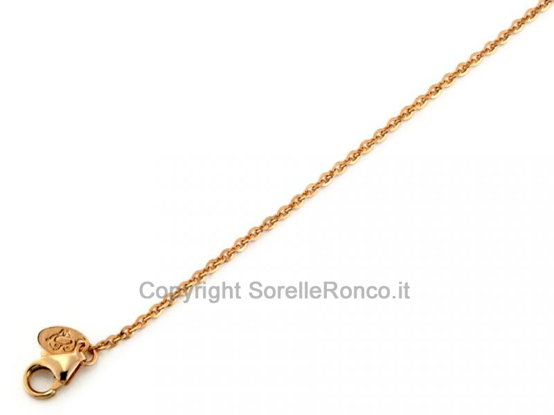 CATENINA ELEGANT IN ORO ROSA 42 CM