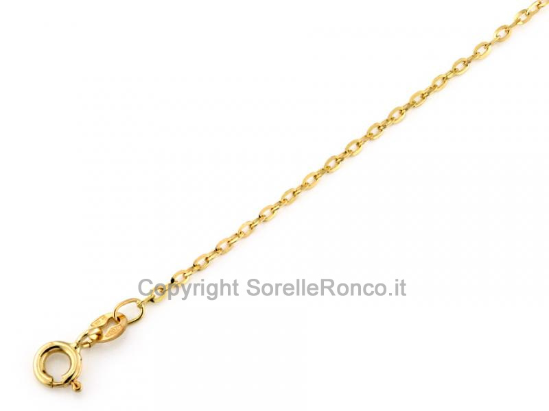 CATENINA ROLÒ IN ORO GIALLO 40 CM