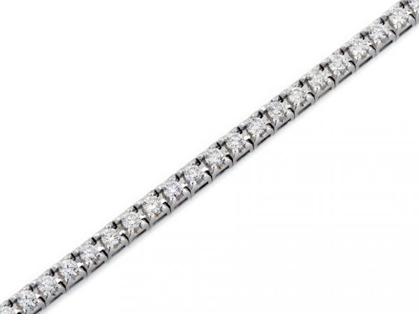 CF01239 - Bracciale Tennis in Oro Bianco e Diamanti 1.20 Ct