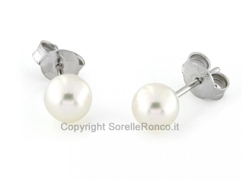 ORECCHINI PERLE 7-7.5MM ACQUA DOLCE