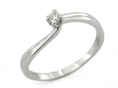 Anello con Diamante Solitario 0.05 Ct
