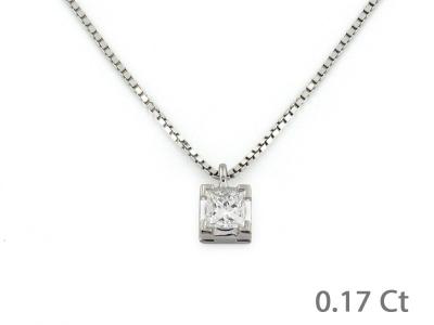 Puntoluce in Oro con Diamante 0.17 Ct
