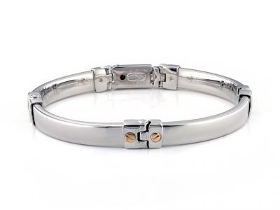 Bracciale Uomo Argento e Oro