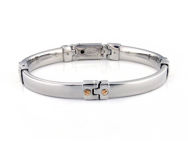 CF01335 - Bracciale Uomo Argento e Oro