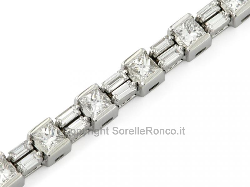 BRACCIALE TENNIS CON DIAMANTI DA 4.60 CT