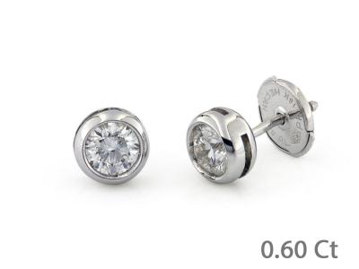 Orecchini Puntoluce con Diamante 0.60 ct