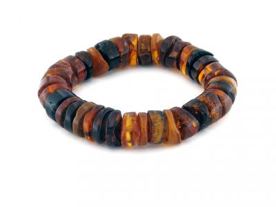Bracciale Elastico con Ambra Baltica