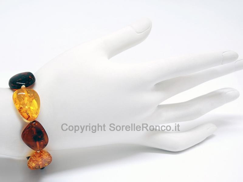 BRACCIALE CON AMBRA BALTICA