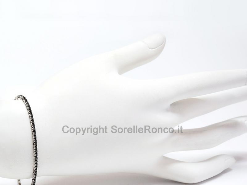 TENNIS DIAMANTI NERI 0.50-0.55 CT
