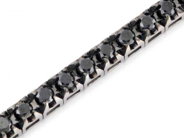CF01424 - Bracciale Tennis Diamanti Neri 3.60 Ct.