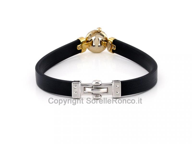 BRACCIALE DUE ORI 18 KT