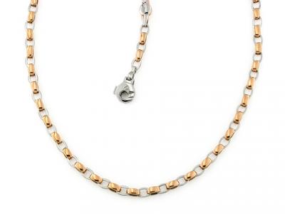 Collana in Oro Bianco e Rosé