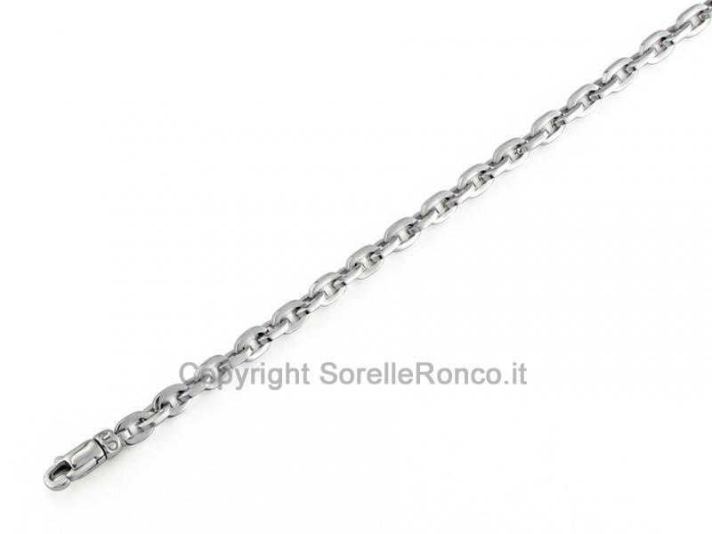 BRACCIALE ORO BIANCO 18 KT