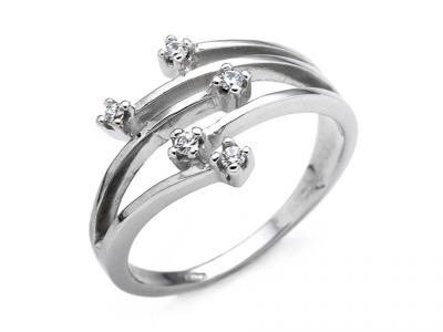 Anello Design con Zirconi
