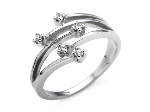 CF01468 - Anello Design con Zirconi