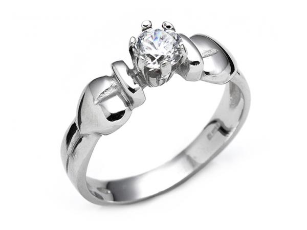 CF01474 - Anello Solitario con Zirconi
