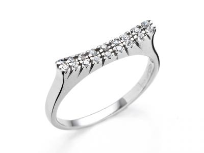 Anello Design Pavè Zirconi