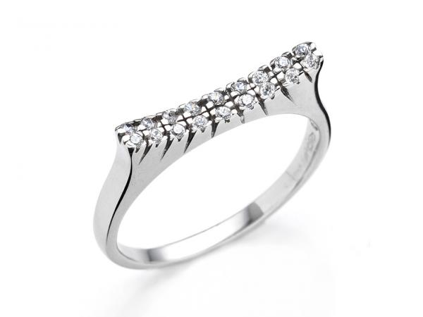 CF01496 - Anello Design Pavè Zirconi