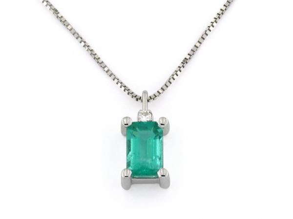 CF01511 - Collana con Smeraldo e Diamanti