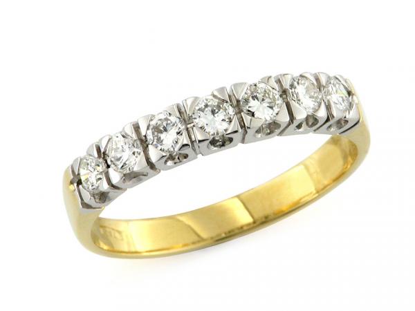 CF01514 - Anello ad Intreccio con Diamanti 0.36 Ct