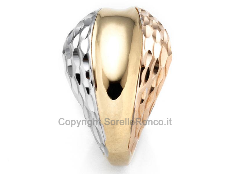 ANELLO TRIS DI ORO