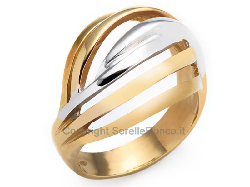ANELLO TRIS DI ORO