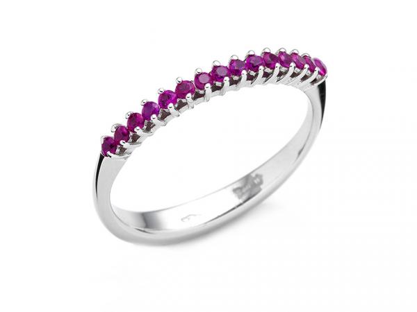CF01549 - Veretta Riviera con Zirconi Rossi